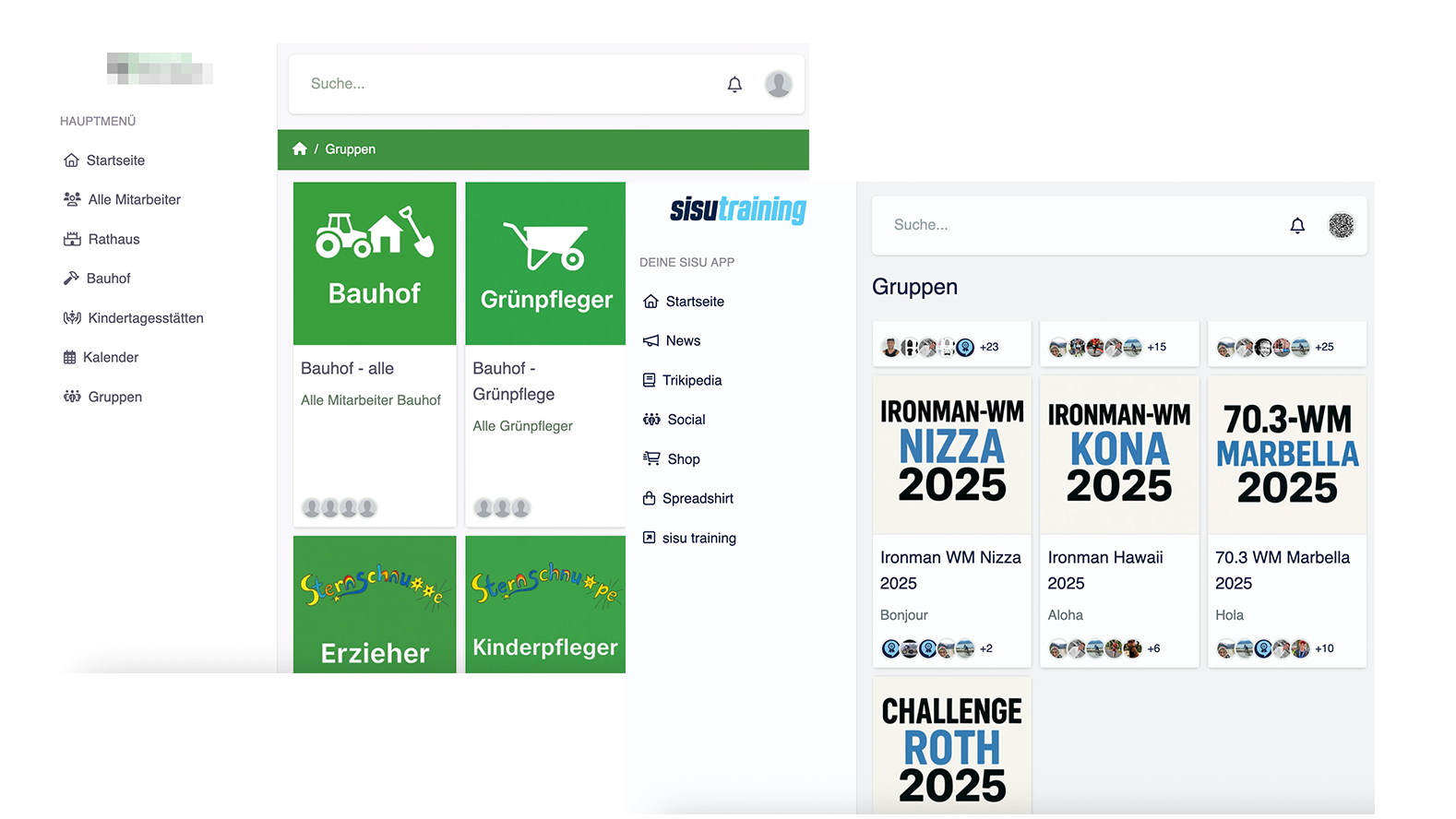Gruppenstruktur in METIS